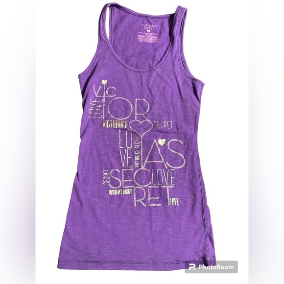 Victoria Secret woman’s tank top in purple size Small - Picture 1 of 4